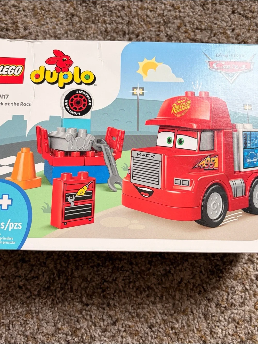 Lego Duplo Red Mack Truck Rescue Playset